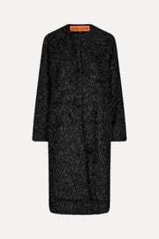 Stine Goya Alec Coat Coat Fluffy Black