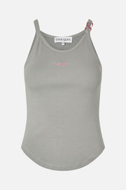 Stine Goya Carabiner Rib Tank Top Top Grey