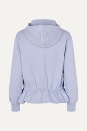 Stine Goya Cinched Waist Sweatshirt Top Brunnera Blue