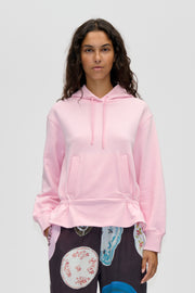 Stine Goya Cinched Waist Sweatshirt Top Muted Blush