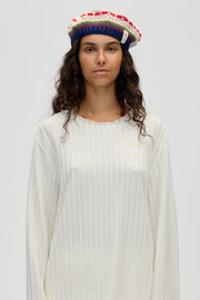 Stine Goya Crochet Beret Accessories Tapestry Stripes