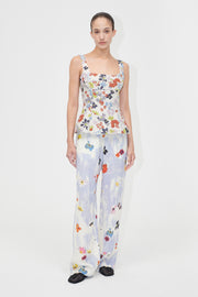 Stine Goya Elasticated Long Pants Pants Skyfall Flowers