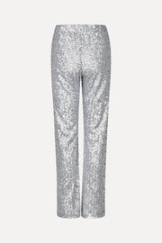 Stine Goya Elasticated Straight Long Pants Pants Steel Grey