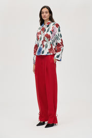 Stine Goya Elevated Pleat Pants Pants Ruby Red