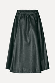 Stine Goya Gathered Waist Midi Skirt Skirt Dark Green