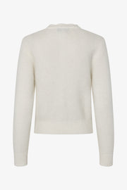 Stine Goya Long Sleeve Cardigan Knit Pointelle Heart