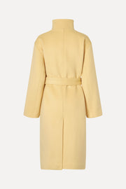 Stine Goya Long Sleeve High Collar Coat Coat Butter Milk