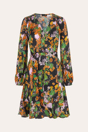 Stine Goya Rania Wrap Dress Dress 3025 Artist Canvas at Night
