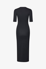 Stine Goya Short Sleeve Crewneck Midi Dress Dress The Rose
