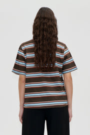 Stine Goya Short Sleeve T-Shirt Top Blue And Bold