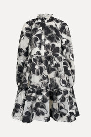 Stine Goya Tier Voluminous Ruffle Mini Dress Dress Anemone Jacquard