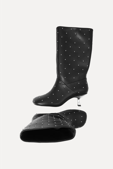 Stine Goya 24H Studded Boot Footwear Jet Black