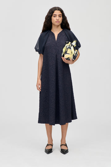 Stine Goya Balloon Sleeve Midi Dress Dress Garden Relief