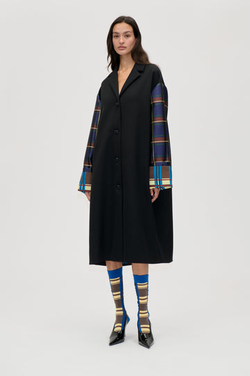 Stine Goya Bell Sleeve Coat Outerwear Crosschecks