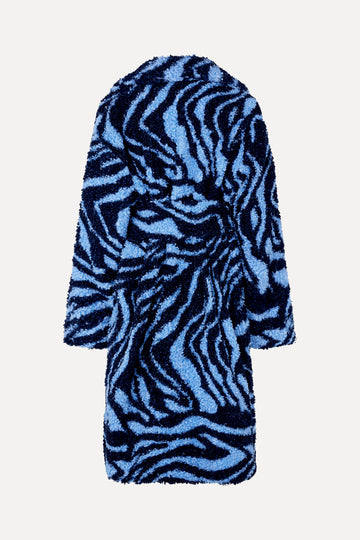 Stine Goya Bellflower Coat Coat 4028 Moirée Blue