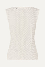 Stine Goya Boatneck Tank Top Top White Swan