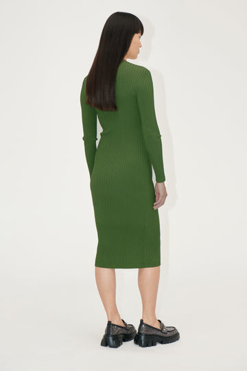 Stine Goya Cardigan Dress Dress Sage Green Multi
