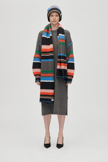 Stine Goya Chunky Scarf Accessories Chunky Stripes
