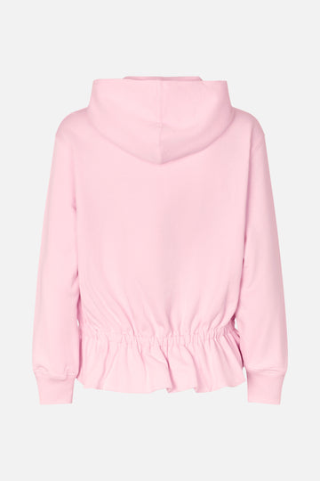 Stine Goya Cinched Waist Sweatshirt Top Muted Blush