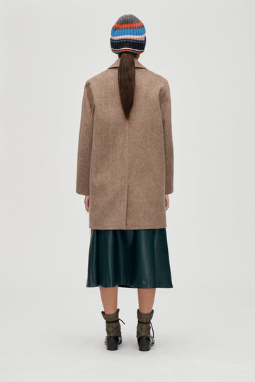 Stine Goya Coat Outerwear Fluffy Rhombus