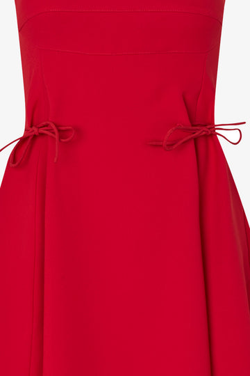Stine Goya Corset Midi Dress Dress Ruby Red