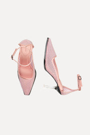 Stine Goya Crystal Heels Footwear Rose Quartz