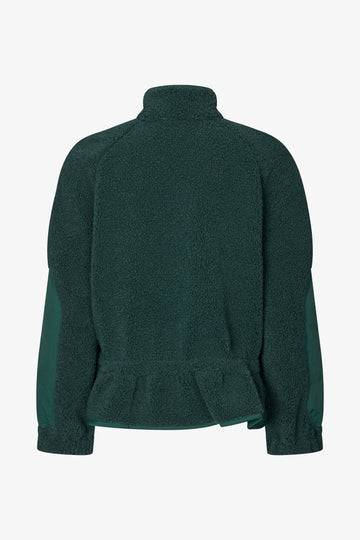 Stine Goya Dropped Shoulder Gathered Jacket Jacket Pine Green