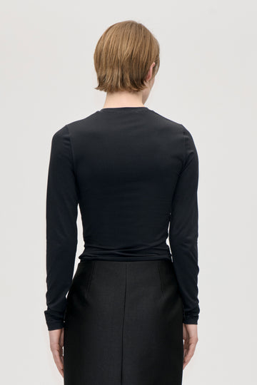 Stine Goya Elastic Long Sleeve Top Top The Rose