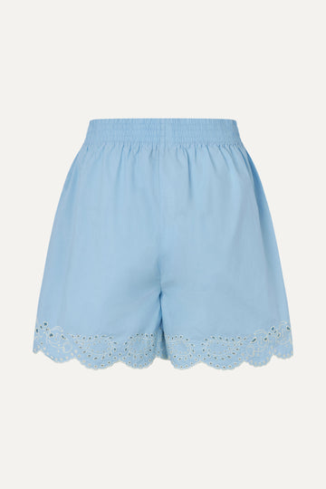 Stine Goya Elasticated Shorts Shorts Teapot Blue