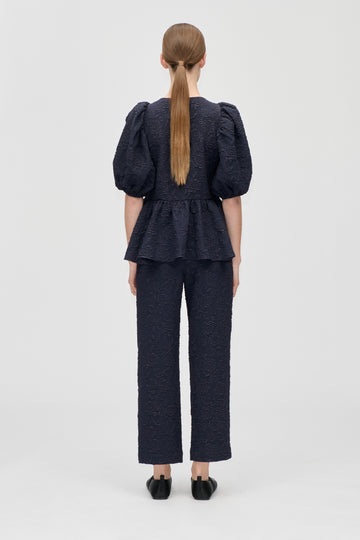 Stine Goya Elasticated Waistband Cropped Pants Pants Garden Relief