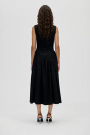 Stine Goya Embroidered Midi Dress Dress Broderie Anglaise