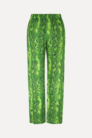 Stine Goya Fatou Pants Pants Snakeskin Green