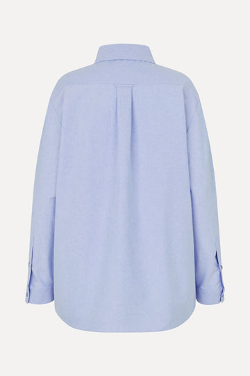 Stine Goya Floral Shirt Top Brunnera Blue