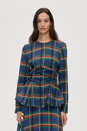 Stine Goya Gathered Peplum Top Top Crosschecks