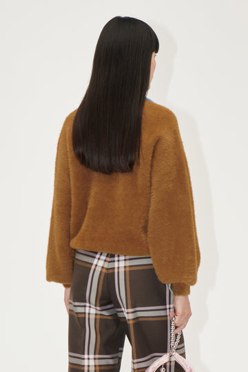 Stine Goya Knit Polo Knit Partridge Brown