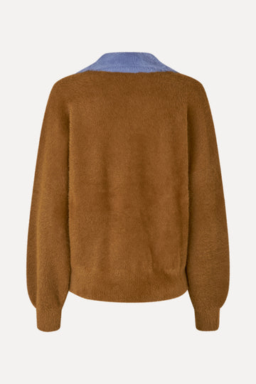 Stine Goya Knit Polo Knit Partridge Brown