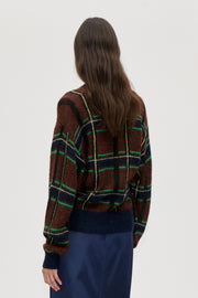 Stine Goya Long Sleeve Crewneck Knit Knit Crosschecks