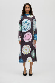 Stine Goya Long Sleeve Midi Dress Dress The Platera