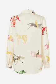 Stine Goya Long Sleeve Shirt Top Horses