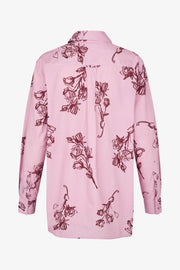Stine Goya Loose Long Sleeve Shirt Top Rose On Rose