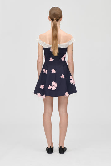 Stine Goya Off Shoulders Short Dress Dress Pink Petunia