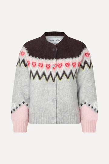 Stine Goya Raglan Bomber Jacket Jacket Fairisle