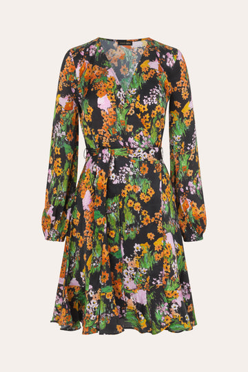 Stine Goya Rania Wrap Dress Dress 3025 Artist Canvas at Night
