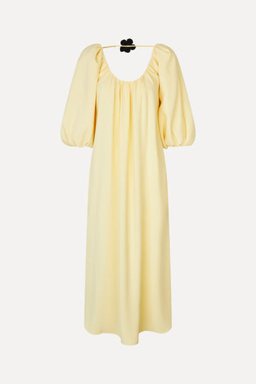 Stine Goya Romantic Voluminous Sleeve Dress Dress Pastel Yellow