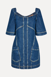 Stine Goya SGYvonne Denim Dress Dress Trompe L'oeil