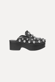 Stine Goya Studded Clog Footwear Jet Black