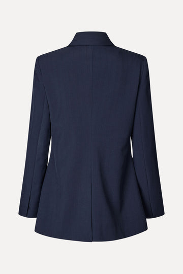 Stine Goya Tailored Jacket Jacket Dark Blue
