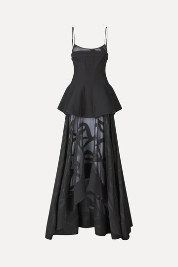 Stine Goya Tailored bodice High-Low Dress Dress Ribbons
