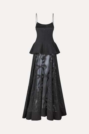 Stine Goya Tailored bodice High-Low Dress Dress Ribbons