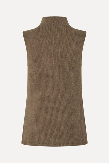 Stine Goya Turtleneck Vest Knit Heart